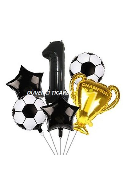 DÜVENCİ TİCARET Age Balloon Set with Cup Foil