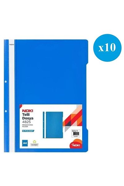 Noki Αρχείο Eco Blue Plastic Ring Binder 10 Τεμάχια