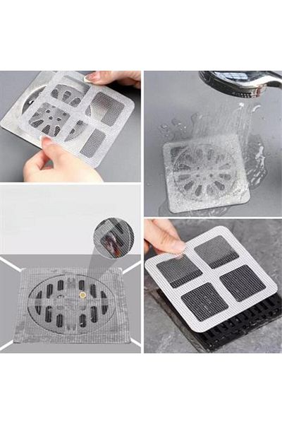 Tutkumuz eticaret Ttkm Buffer ®   10Pcs Bathroom and Kitchen Sink Anti-Odor and Pest Pest Removal Filter