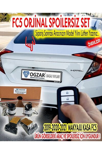 ogzar Fc5 2019-2020-2021-2022 (SPOİLERSİZ) Makyajlı Fc5 Kasa Araçlara Uyumlu Ikili Set