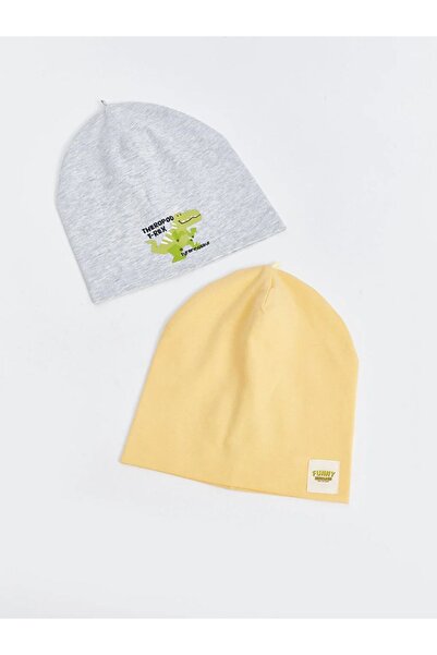 LC Waikiki LCW baby Baskılı Erkek Bebek Bere 2'li