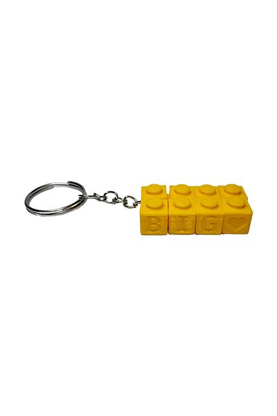 Tesseract Movable Lego Keychain
