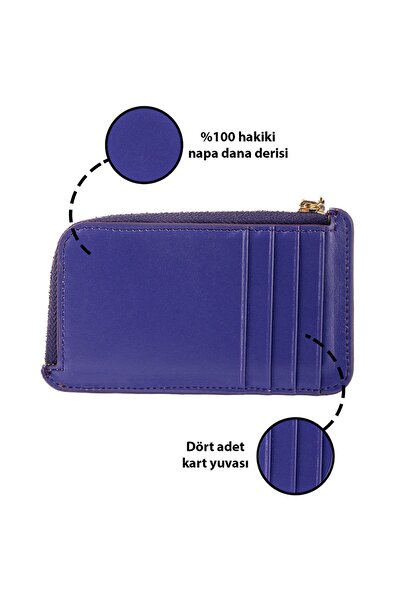 TANGCARF Genuine Leather Women's Wallet |   Perla 3203 Light Purple