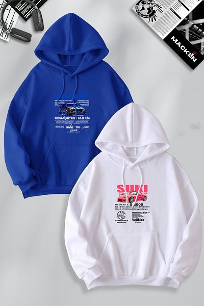 macklin Combinație de cuplu iubit - Fast & Furious Bullet & Suki Hanorac cu glugă Set de 2