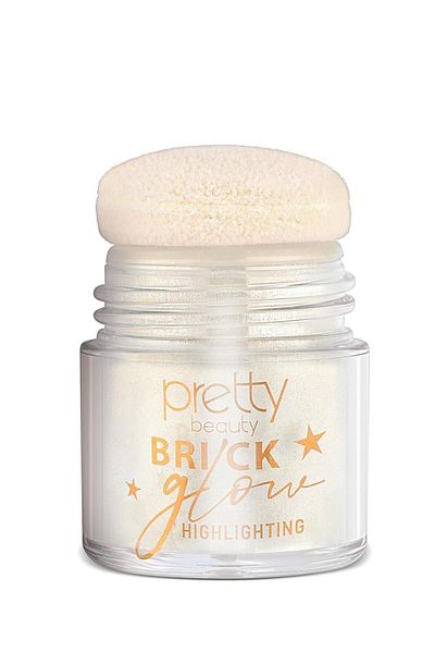 SEVRU Glitter Illuminator Special Bottle with Light Formula and Pearlescent - Soft Head and Sponge