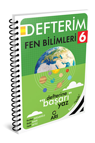 Arı Yayıncılık Arı Yayınları 6. Sınıf Akıllı Defter Seti (2024-2025 GÜNCEL BASKI) Ayraç Hediyeli