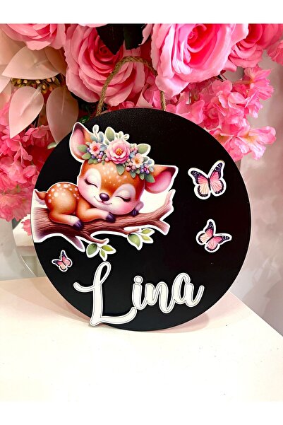 samsunlazer İsimli bebek odası Kapı süsü hastane Kapı süsü