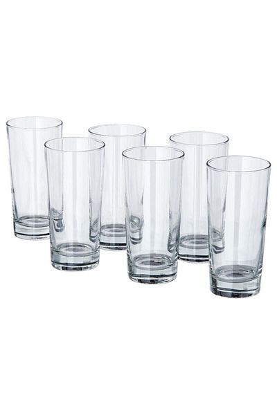 Paşabahçe Sultanhomeee Alanya Raki & Lemonade Glass 6 Pieces Slt 98222 Fma02338