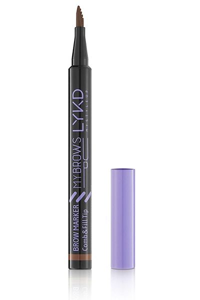 lykd Comb & Fill Eyebrow Pencil 151 Mahogany Eye Liner
