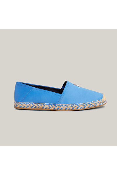 Tommy Hilfiger Satin Flat Kadın Mavi Espadril