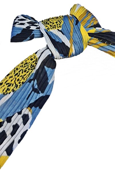 Boldy Ženski plisirani šal Sa deznom Šal Ženski nostalgični šal Vintage Sa de...