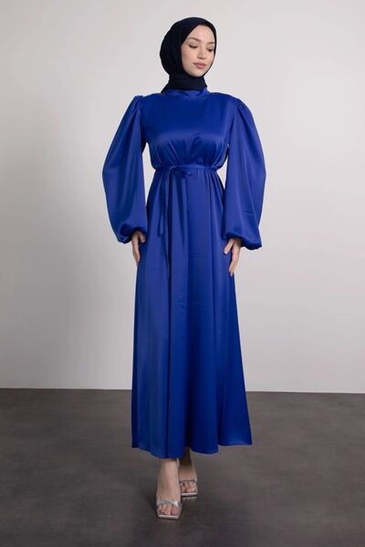 LARİS Φόρεμα με λεπτή λεπτομέρεια με κορδόνια