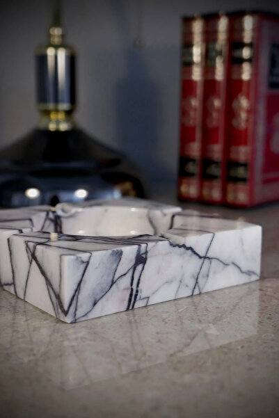 Voodo Concept Lilac Marble Ashtray 3x12x12cm