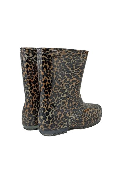 fafatara Жіночі водонепроникні черевики з леопардовим принтом і нековзною підошвою