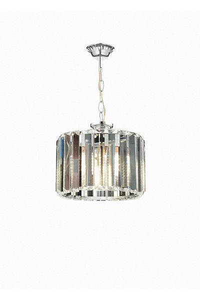 MİNAYS Modern Luxury Crystal Stone Chrome Chandelier