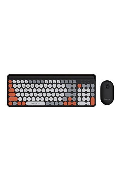Piranha 2381 Kablosuz Türkçe Q Klavye Ve Mouse Seti / Bluetooth & 2.4g / Windows - Macos/ios - Android