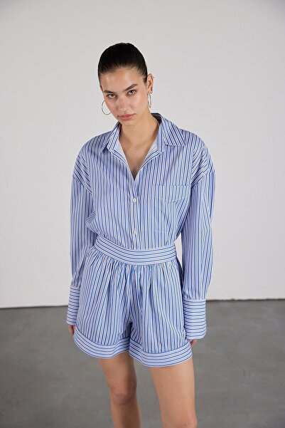 VATKALI Cămașă cu model în dungi