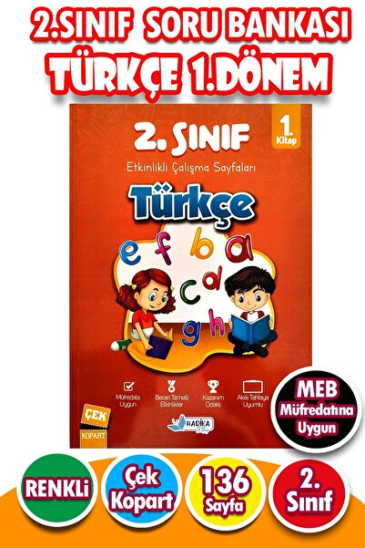 Harika Kitap 2.Sınıf Türkçe 1.Dönem - Etkinlikli Çalışma ve Soru Bankası Kitabı