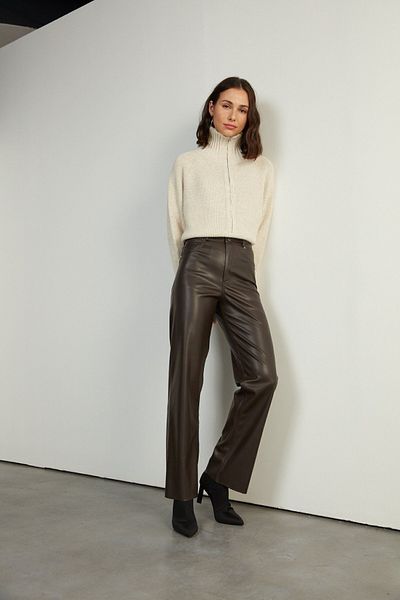 VATKALI Lederhose Dunkelbraun