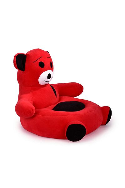 TOKKO Red Black Baby Plush Seat - Teddy Bear Model
