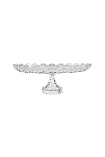 Karaca Turkan Crystal Glass Sweet Presentation Bowl 36 cm