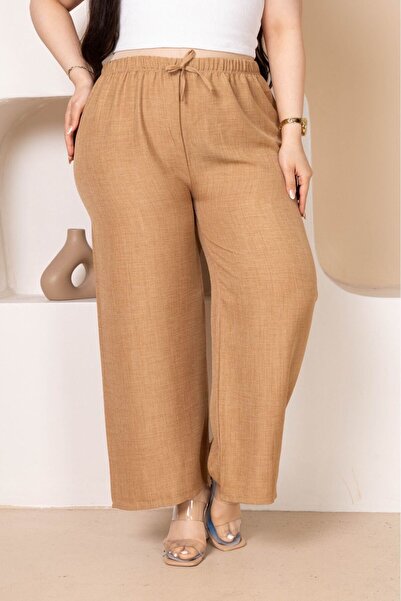 Online Single Bottom Loose Trousers - Elastic Waist