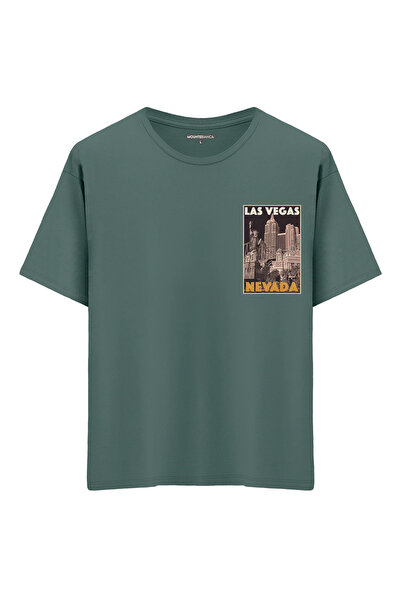 Mounte Bianca Unisex Las Vegas - Oversize kroj T-shirt