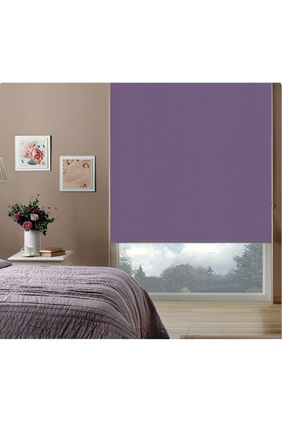 sanper Mor Blackout Karartma Stor Perde