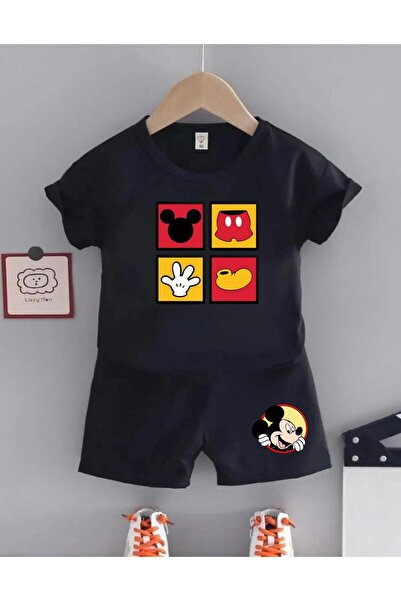 Massgai Παιδικό Σετ Σορτς με Μπλουζάκια Μίκυ Μάους Πολύχρωμο με τύπωμα Ειδικό...