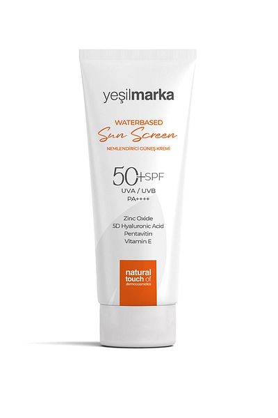 yeşilmarka Natürlicher Sonnenschutz auf Wasserbasis mit Faktor 50 (LSF) – für Babys und Erwachsene