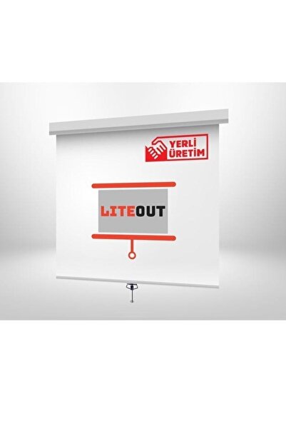 LiteOut 150x150cm Storlu Projeksiyon Perdesi
