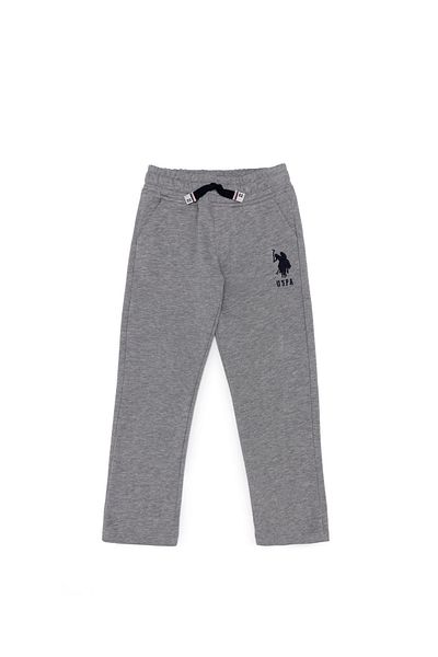 U.S. Polo Assn. Γκρι πλεκτό αγορίστικο παντελόνι