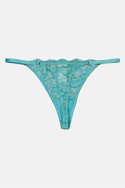 Guess Women Textured Pull On Panties, Turquoise