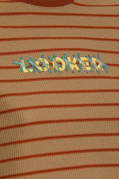 Looker Club Women's Striped Crop T-shirt