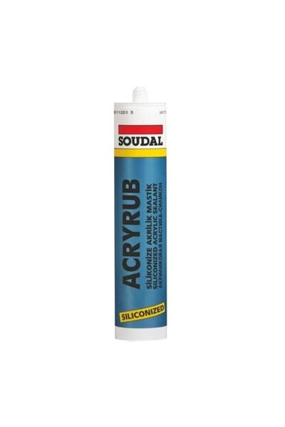 Soudal Beyaz Silikonize Mastik 450 gr