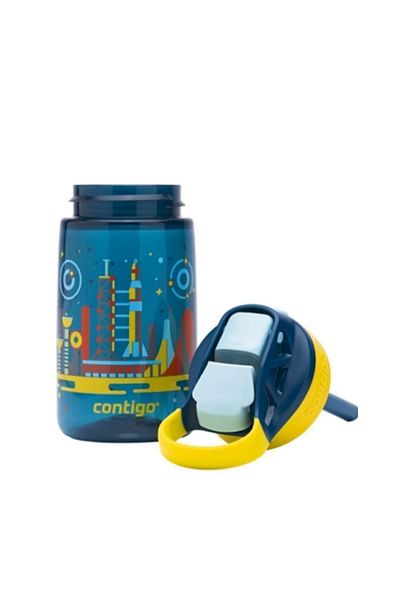 Contigo 420ml Children's Water Bottle with Pacifier - Close to Glass Plastic No 7 Tritan