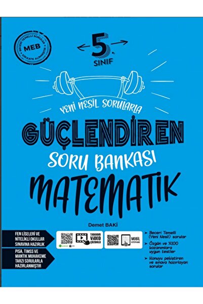 Açı Yayınları 5.Sınıf Ankara Güçlendiren MATEMATİK Soru Bankası / Yeni Nesil ...