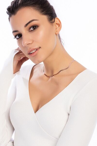 Söğütlü Silver Yassı Rose Zincir 45 Cm Sgtl7908rose