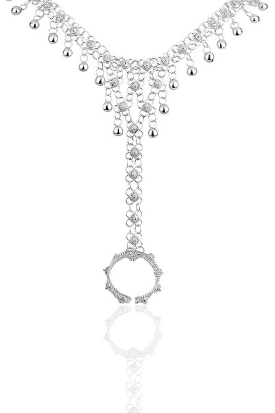 Söğütlü Silver Gümüş Telkari Işlemeli Kişniş Şahmeran (eldiven)