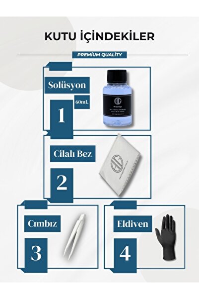 Hugdesign Altın, Gümüş, Çelik Takı Temizleme Ve Parlatma Bakım Seti 60ml. Gümüş Parlatıcı