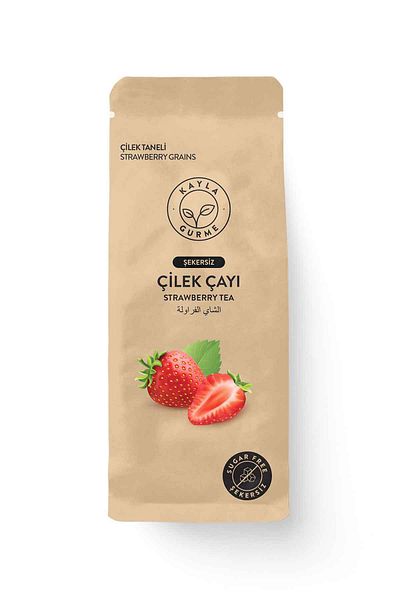 Kayla Gurme 250 Gr. Sugar-Free Strawberry Tea with Strawberry Grains