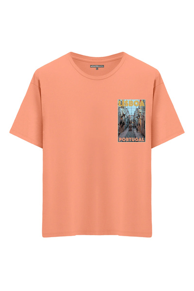 Mounte Bianca Unisex Lisabon - Oversize kroj T-shirt