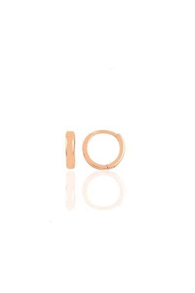 Söğütlü Silver Gümüş Rose 9 Mm Halka Küpe Tragus Piercing Helix Kıkırdak Küpe...