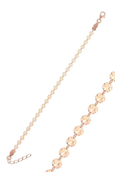 Söğütlü Silver Gümüş Rose Dövme Modeli Pullu Bileklik Sgtl10514rose