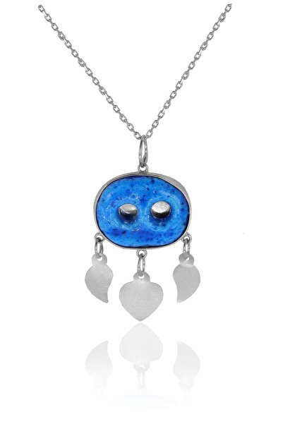 Söğütlü Silver Süryani Nazar Boncuğu Kolye Sgtl4657