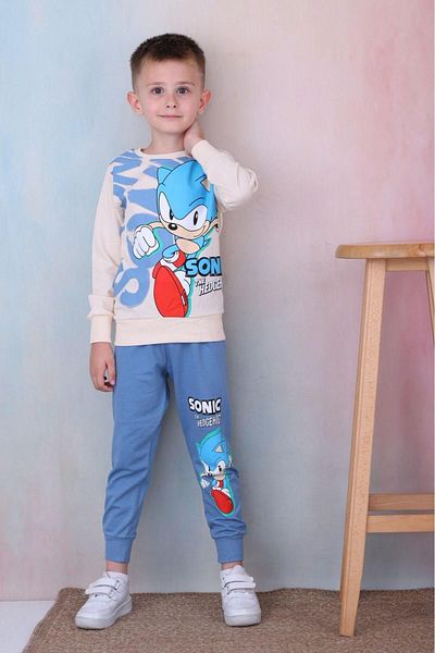 LİLLYPİCCA Sonic The Hedgehog karakteres pulóver és melegítőnadrág szett