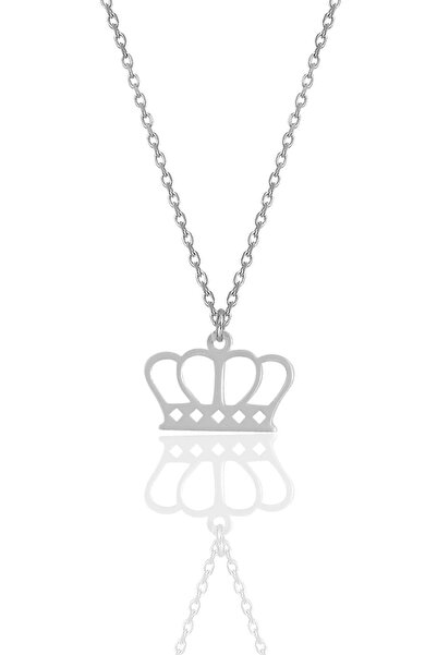 Söğütlü Silver Gümüş Rodyumlu Taç Kolye Sgtl12003rodaj