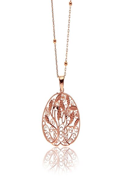 Söğütlü Silver Kadın Özel Tasarım Ağaç Kolye SGTL7593