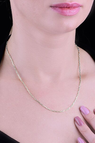 Söğütlü Silver Gümüş 45 Cm Rodyumlu Aralıklı Figaro Zincir Sgtl10100rodaj