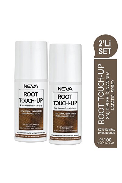 Root Touch-Up 2'li Set Koyu Kumral Saç Dipleri Için Anında Kapatıcı Sprey 75ml